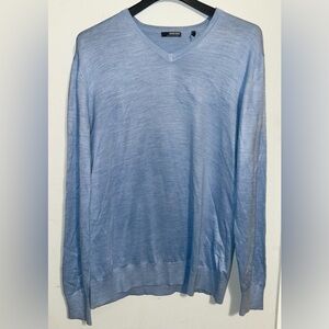 Murano Blue V-Neck Sweater
